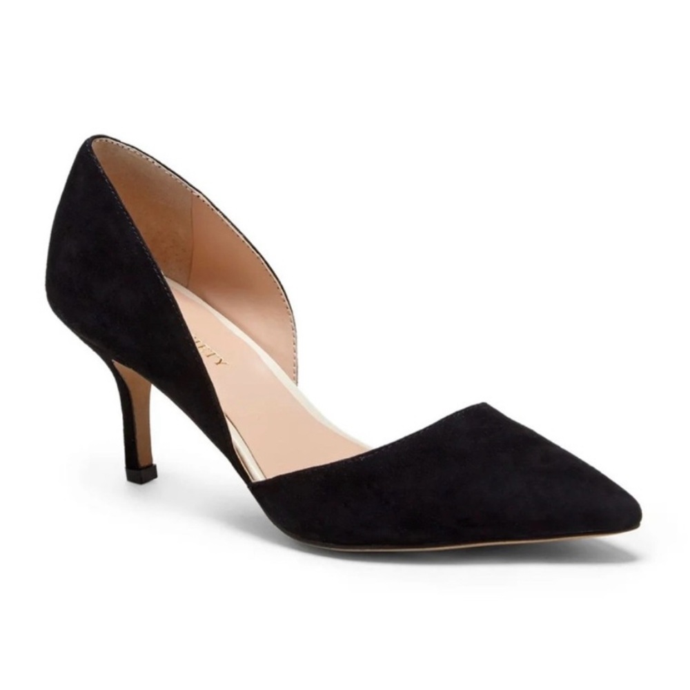 NIB Sole Society Jenn Black D'Orsay Pump, Size 7
